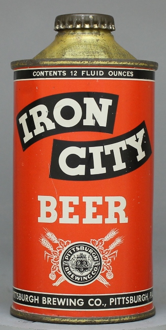 Iron City Beer Cone Top Can