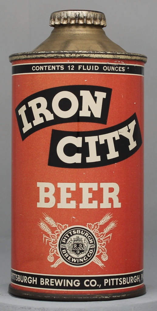 Iron City Beer Cone Top Can