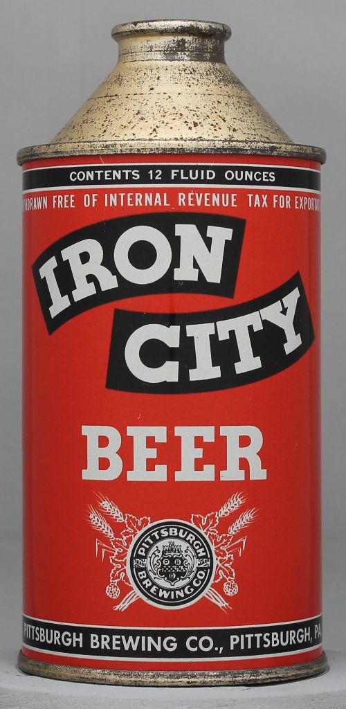 Iron City Beer Cone Top Can