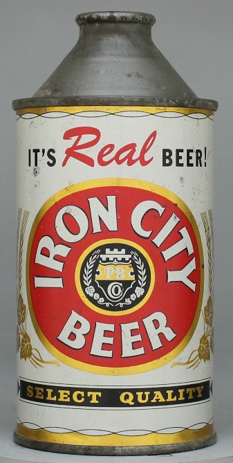 Iron City Beer Cone Top Can