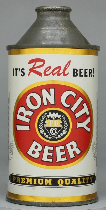 Iron City Beer Cone Top Can
