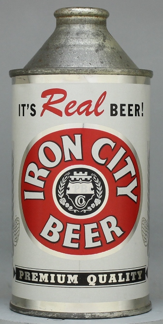 Iron City Beer Cone Top Can