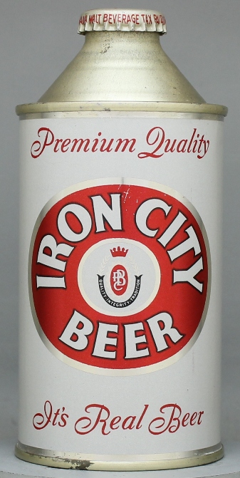 Iron City Beer Cone Top Can