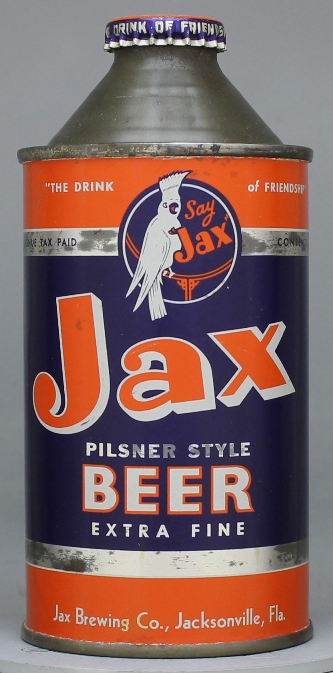 Jax Pilsner Style Beer Cone Top Can