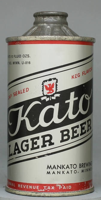 Kato Lager Beer Cone Top Can