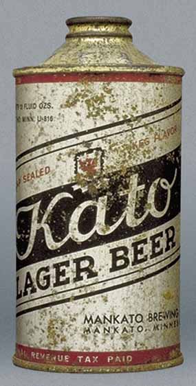 Kato Lager Beer Cone Top Can