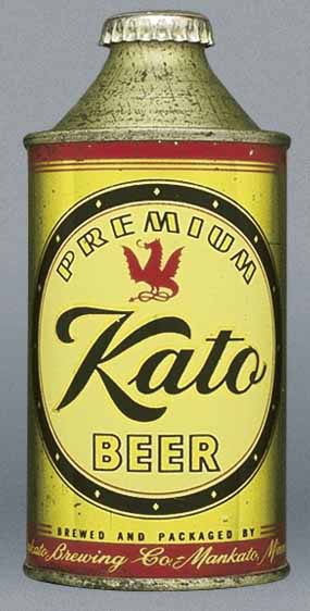 Kato Premium Beer Cone Top Can