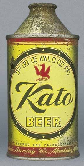 Kato Premium Beer Cone Top Can