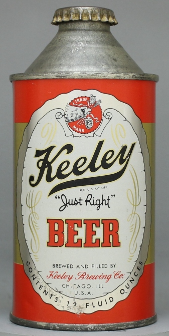 Keeley Beer Cone Top Can