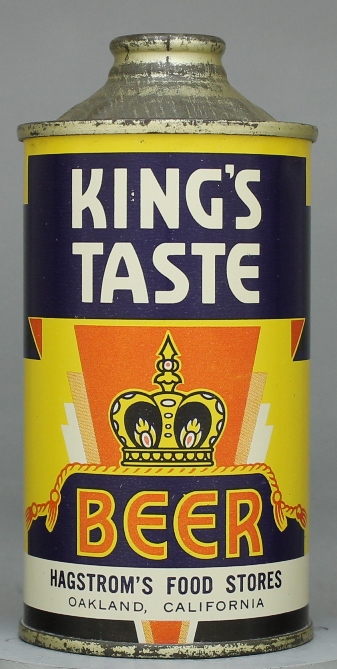 Kings Taste Beer Cone Top Can