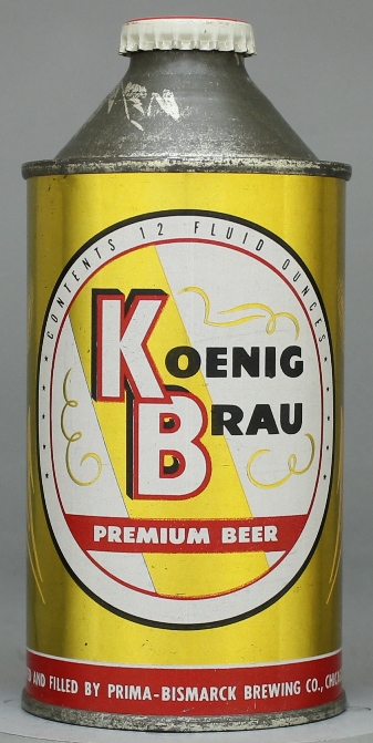 Koenig Brau Premium Beer Cone Top Can