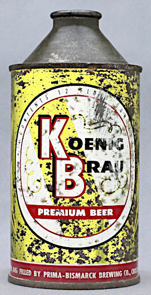 Koenig Brau Premium Beer Cone Top Can