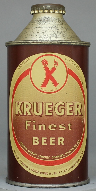Krueger Finest Beer Cone Top Can