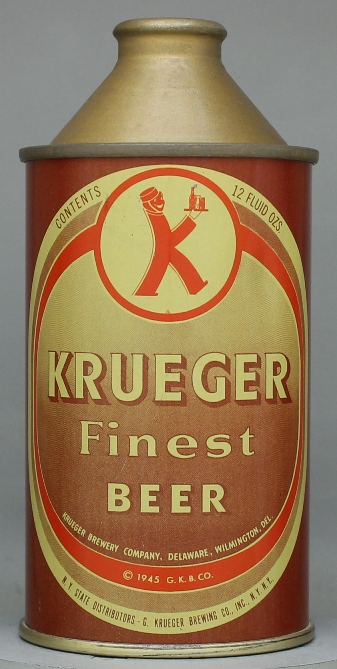 Krueger Finest Beer Cone Top Can