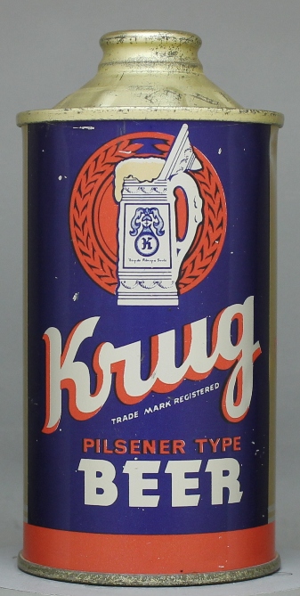 Krug Pilsener Type Beer Cone Top Can