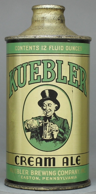 Kuebler Cream Ale Cone Top Can