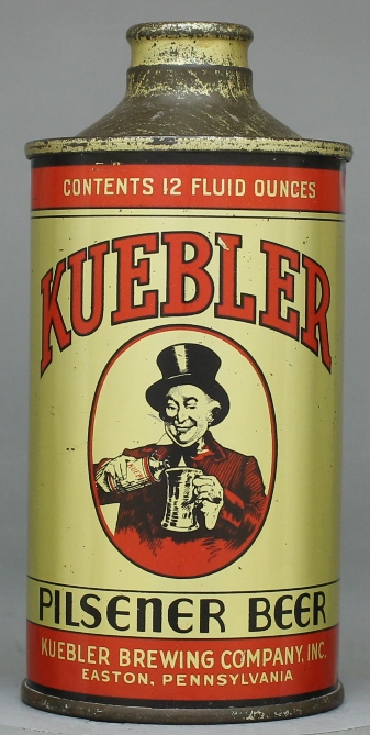 Kuebler Pilsener Beer Cone Top Can