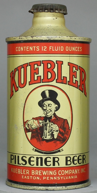 Kuebler Pilsener Beer Cone Top Can