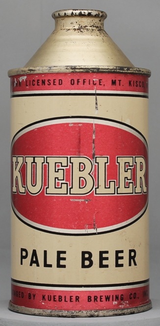 Kuebler Pale Beer Cone Top Can