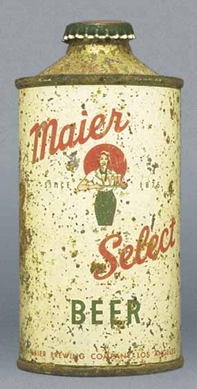 Maier Select Beer Cone Top Can