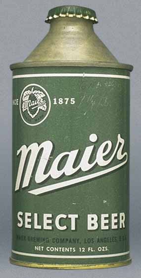 Maier Select Beer Cone Top Can
