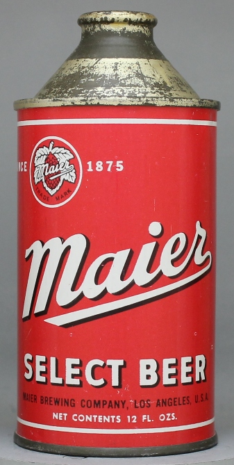 Maier Select Beer Cone Top Can