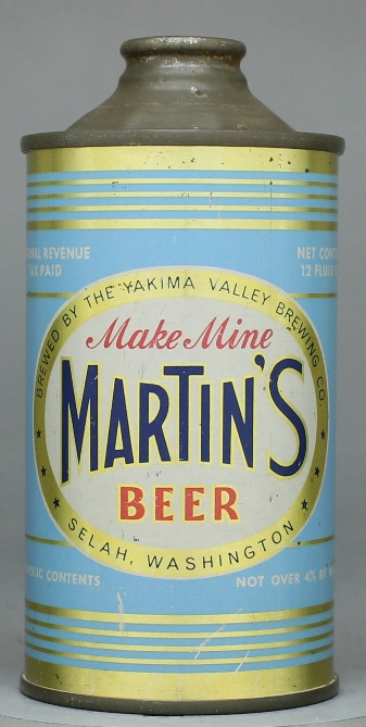 Martin's Beer Cone Top Can