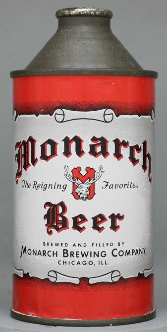 Monarch Beer Cone Top Can