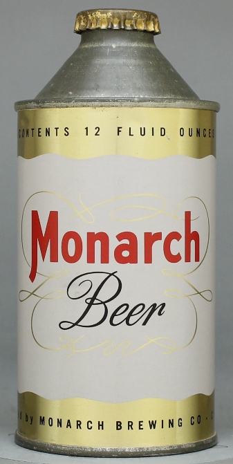 Monarch Beer Cone Top Can