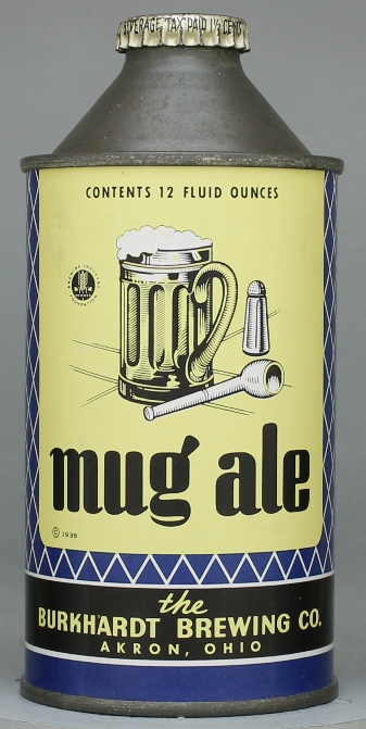 Mug Ale Cone Top Can