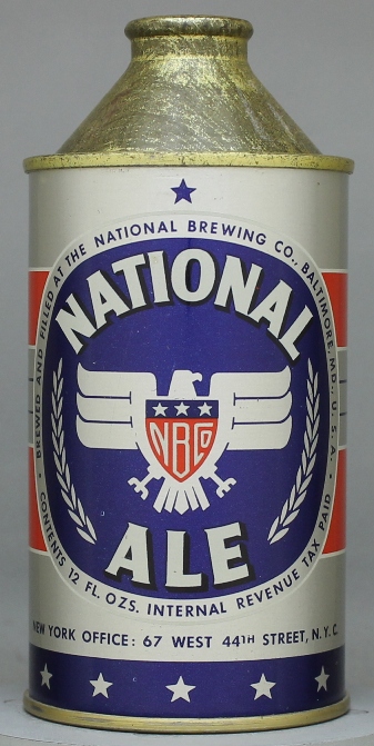 National Ale Cone Top Can