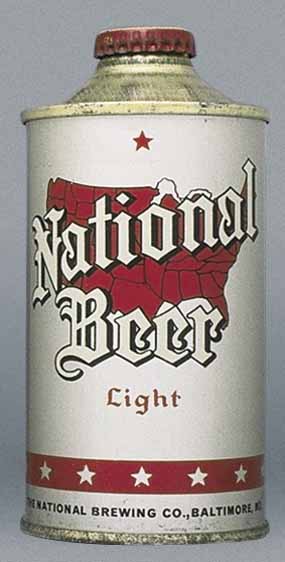 National Light Beer Cone Top Can