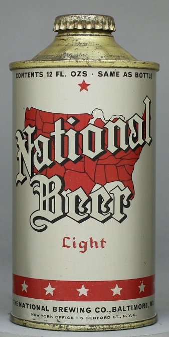 National Light Beer Cone Top Can