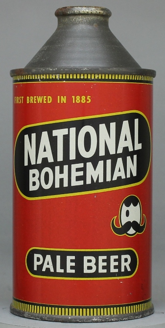 National Bohemian Pale Beer Cone Top Can