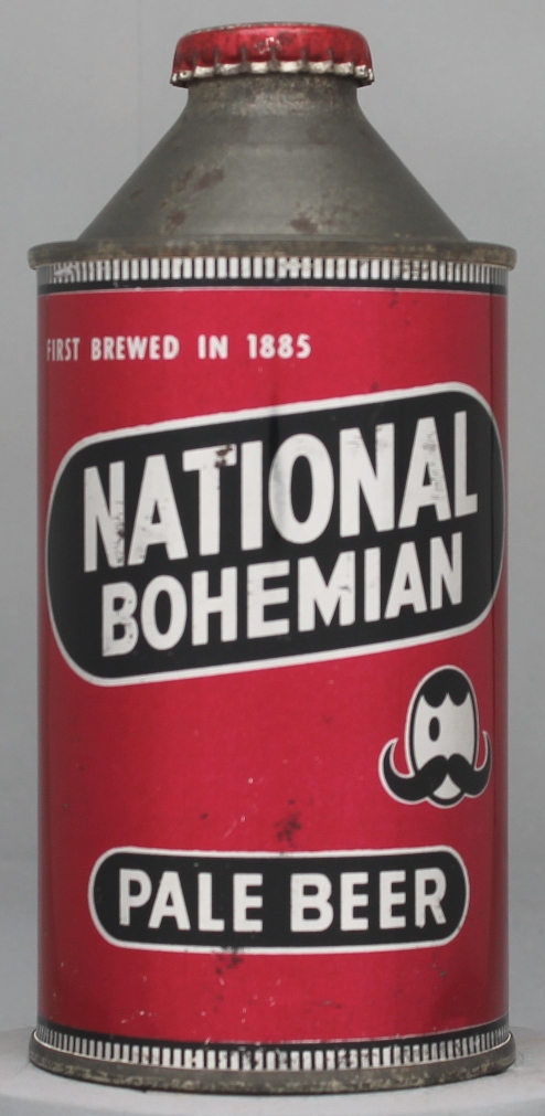 National Bohemian Pale Beer Cone Top Can
