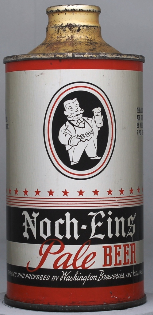 Noch Eins Pale Beer Cone Top Can