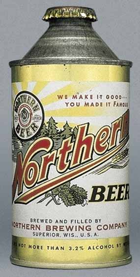 Northern Beer Cone Top Can