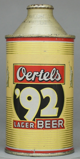 Oertel's '92 Lager Beer Cone Top Can