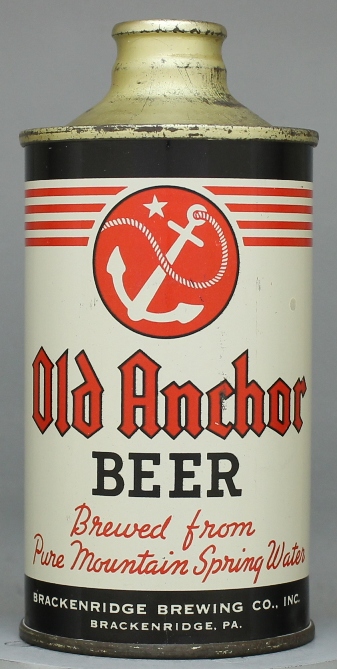 Old Anchor Beer Cone Top Can