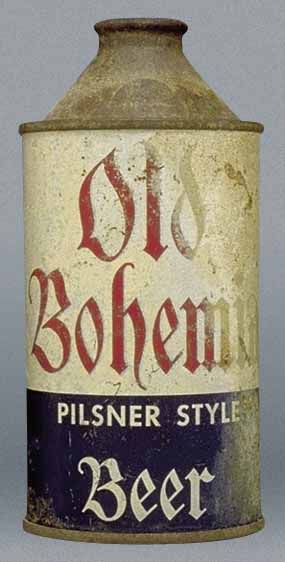 Old Bohemia Pilsner Style Beer Cone Top Can