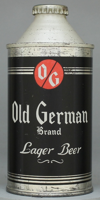 Old German Lager Beer Cone Top Can
