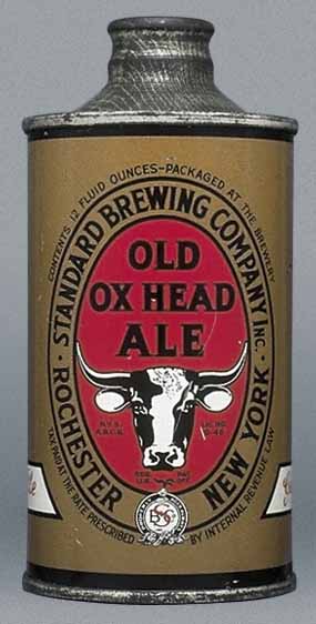 Old Ox Head Ale Cone Top Can