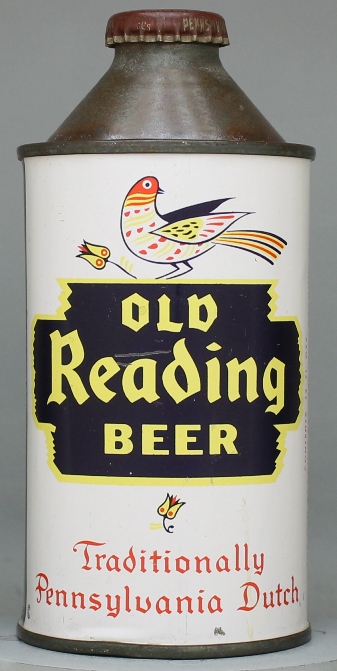 Old Reading Beer Cone Top Can