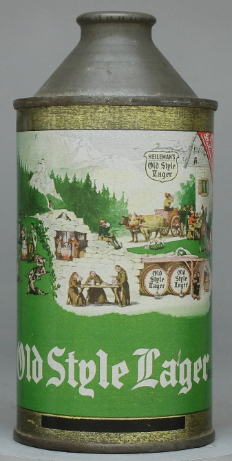 Old Style Lager Beer Cone Top Can