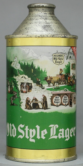 Old Style Lager Beer Cone Top Can