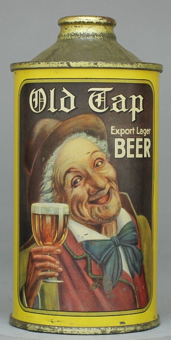 Old Tap Export Lager Beer Cone Top Can