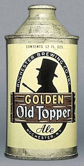 Old Topper Golden Ale Cone Top Can