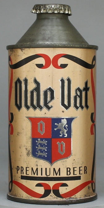 Olde Vat Premium Beer Cone Top Can