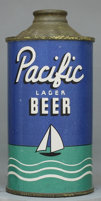 Pacific Lager Beer Cone Top Can