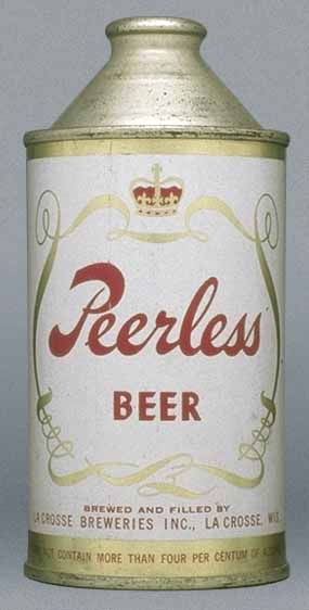 Peerless Beer Cone Top Can